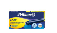 Pelikan Tintenpatrone 4001 Großraum GTP/5 blau-schw.