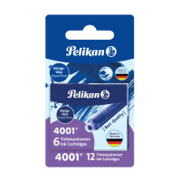 Pelikan Tintenpatrone 4001 TP/6-2B k.-blau Blister