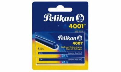 Pelikan Tintenpatrone 4001 Großraum GTP/5-4B k.-blau Blister