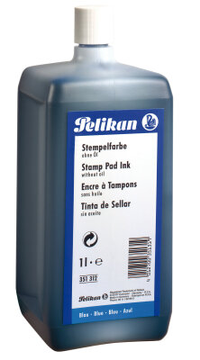 Pelikan Stempelfarbe o.Öl schwarz 1000ml Flasche mit Ausgießer