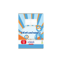 Herlitz Vokabelheft A6 32 Bl. Lin 53 FSC Mix