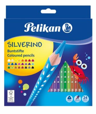 Pelikan Buntstifte SILVERINO 24er dreieckig BD24LN