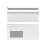 HLZ Briefumschläge DIN Lang sk mit Fenster...