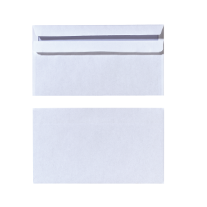 HLZ Briefumschläge DIN Lang sk ohne Fenster weiß - 25er Pack
