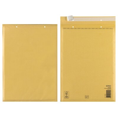 Herlitz Luftpolstertasche G/7 23x33cm br FSC Mix Papier PE Innenfolie 10St.