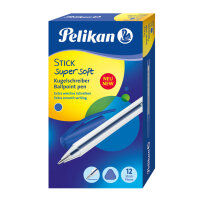 Pelikan Stick super soft Blau 12 Stück in Faltschachtel