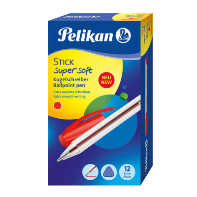 Pelikan Stick K86s super soft Rot 12 Stück in Faltschachtel