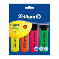 Pelikan Textmarker Signal /4 farbig sort. 4 Stück im...