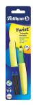 Pelikan Tintenroller Twist R457 Neon Gelb + 2KM/B Blister