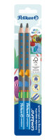 Pelikan Schreiblernbleistift Combino /2/B 2 St. blister blau