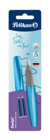 Pelikan Füllhalter Twist P457 M Frosted Blue + 2TP/B Blister