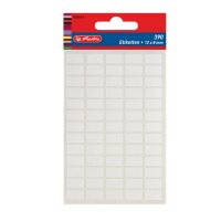 Herlitz Büroetiketten, weiß, 8x12mm...