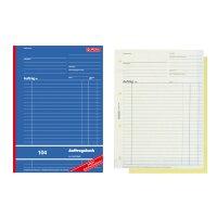 Herlitz Auftragsbuch A4 104 2x40 Blatt sd. FSC Mix