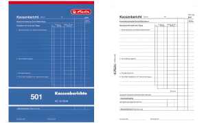 Herlitz Kassenberichtsblock A5 501 50 Blatt FSC Mix