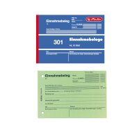 Herlitz Einnahmebeleg A6 301 50 Blatt FSC