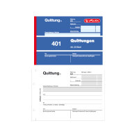 Herlitz Quittungsblock A6 401 50 Blatt FSC