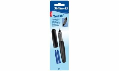 Pelikan Tintenroller Twist R457 Schwarz + 2KM/B Blister