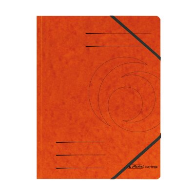 Herlitz Eckspanner A4 Quality orange intensivfarben