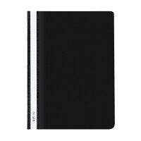 Herlitz Schnellhefter A4 PP schwarz transparenter...