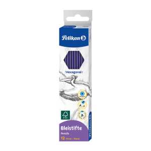 Pelikan Bleistift B i.12er Faltschachtel SCS-COC-001757, 100% FSC