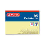 Karteikarte A5 100Stück liniert gelb