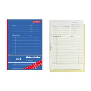 Lieferscheinbuch A5 204 2x40 Bl. selbstdurchschreibend 4er Packung
