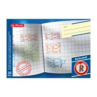 Herlitz Rechenheft A5 quer 16 Blatt Lineatur R FSC Mix