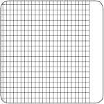 HLZ Schulheft A5 16 Bl Lineatur 8f rautiert 5 x 7 mm