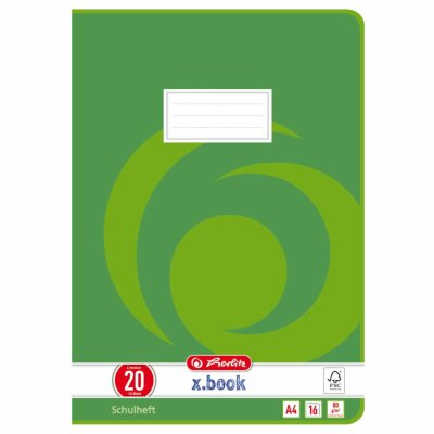 Herlitz Heft A4 16 Blatt Lineatur 20 FSC Mix