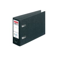 Herlitz Ordner maX.file Hartpappe A5q 7,5cm sk...