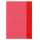 HLZ Heftumschlag A4 transparent rot