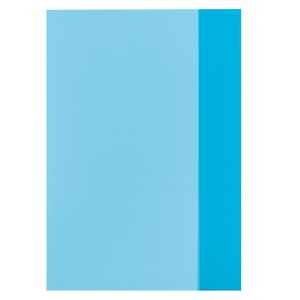HLZ Heftumschlag A4 transparent blau