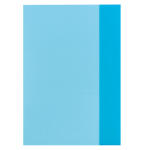 HLZ Heftumschlag A4 transparent blau