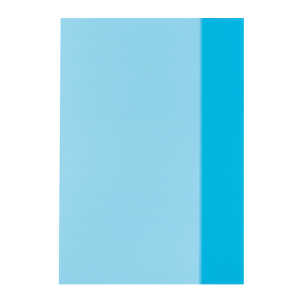 HLZ Heftumschlag A5 transparent blau