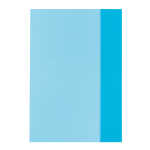 HLZ Heftumschlag A5 transparent blau
