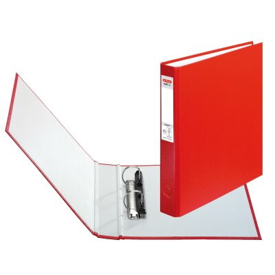 Herlitz Ringbuch maX.file protect 2R A5 rt PP-Folienbezug Kombi-Mechanik 25mm