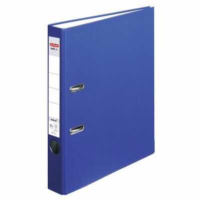 Herlitz Ordner maX.file protect A4 5cm bl PP-Folienbezug Wechselfenster