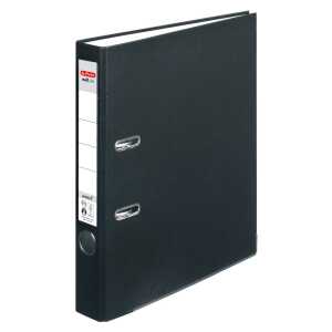 Herlitz Ordner maX.file protect A4 5cm sw PP-FolienbezugWechselfenster