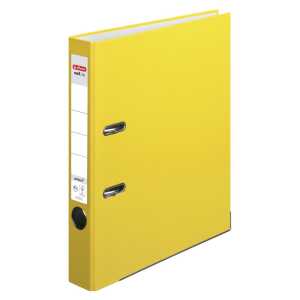 Herlitz Ordner maX.file protect A4 5cm ge PP-FolienbezugWechselfenster