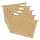 Hängetasche A4 Kraftkarton braun 5St, Kraftkarton, 230 g/qm, A4,