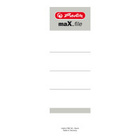 Herlitz Rückenschild 60x190mm sk ws 10St Papier im...