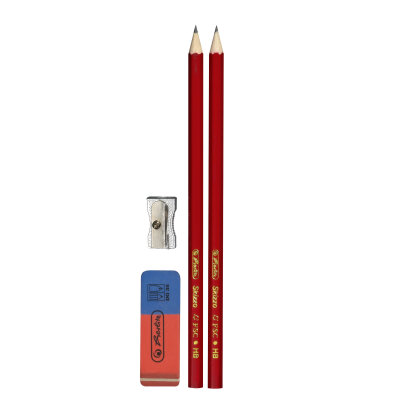 Herlitz Bleistift-Set Skizzo 4-teilig FSC SCS-COC-001757, FSC 100 %