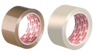 Herlitz Packband 66mx50mm braun geräuscharm großer Rollenkern