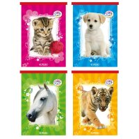 Herlitz Notizblock A6 Pretty Pets 46 Blatt kariert 3...