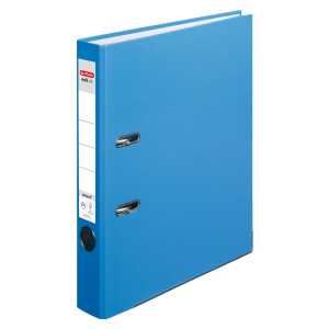 Herlitz Ordner maX.file protect A4 5cm aq PP-FolienbezugWechselfenster