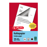 HLZ Kohlepapier - schwarz A 4 Einlegemappe mit 25 Blatt