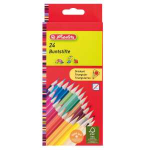 Farbstift, 2,5mm, 24 unterschiedliche Farben