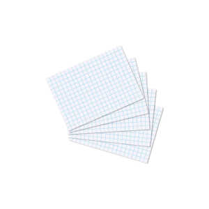 Karteikarte A8 100Stück kariert weiß