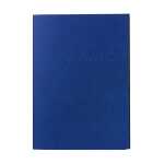 Karton-Bewerbungsmappe A4 3tlg. RC-Karton blau