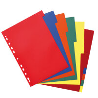 Herlitz Register A4 PP 10tlg. vollfarbig 2x5 Farben...